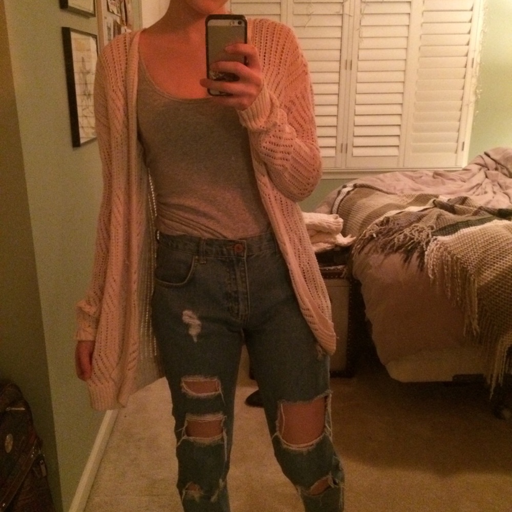 Boho Cream Cardigan